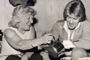 Malcolm with his mum 1974