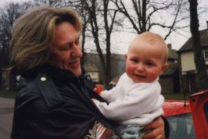 Malcolm with his son Oliver