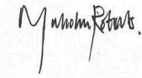 Malcolm Roberts Autograph 3